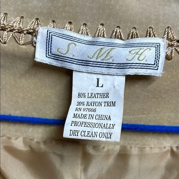 70's Vintage suede leather jacket. Boho style in pristine condition. - Picture 2 of 8